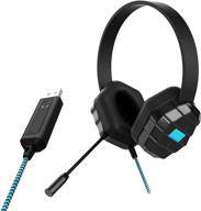 🎧 gumdrop droptech usb b2 over-ear rugged headset: durable, chew-proof cord, microphone, and plug & play compatibility for students on chromebooks (usb headset, black) logo