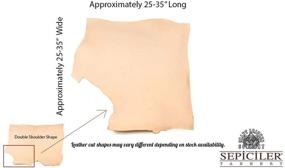 img 2 attached to Impressive Sepici Pre-Cut Tooling Leather 8-9oz [4-6 SQFT]: Top Quality Imported Material+