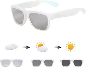 img 4 attached to OhO Audio Sunglasses with Voice Control, Open-Ear Style, Volume Control, Bluetooth 5.0, IP44 Waterproof – Ideal for Indoor and Outdoor Music and Calls