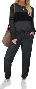 img 3 attached to Loungewear Drawstring Sweatpants Lounge Outfits Women's Clothing