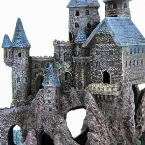 img 1 attached to 🏰 Penn-Plax Hand-Painted Castle Aquarium Decoration with Lifelike Details | Over 14.5 Inches High | Part B