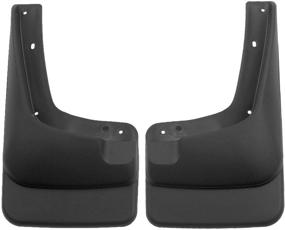 img 4 attached to 🚗 Husky Liners Custom Front Mud Guards - Fits 1999-07 Ford F-250/F-350 (No OEM Fender Flares) - Black 56401