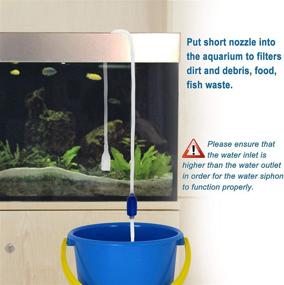 img 2 attached to Lpraer Cleaner Регулируемая смена аквариума