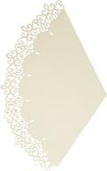 darice dt640 david tutera paper 🎟️ cones, 6.75-inch, pearl - premium pack of 12 logo