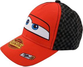 img 4 attached to 🏎️ Authentic Disney Cars Lightning McQueen Piston Cup Cotton Baseball Cap for Boys