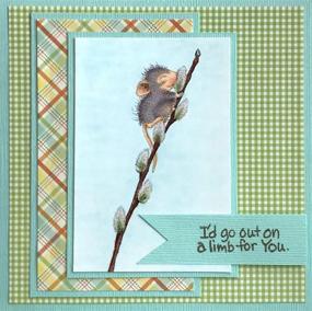 img 1 attached to STAMPENDOUS HMN01 House Mouse Willow