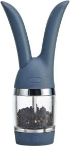 img 2 attached to 🧂 Kamenstein Easy Grip 8-Inch Gray Pepper Grinder - Convenient Half Fill Design