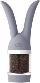 img 3 attached to 🧂 Kamenstein Easy Grip 8-Inch Gray Pepper Grinder - Convenient Half Fill Design