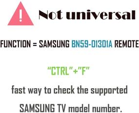 img 3 attached to Замена пульта дистанционного управления для телевизоров Samsung BN59-01301A (не универсальный) | UN55NU6900, UN32N5300, UN43NU6900, UN50NU6900, UN50NU7100, UN55NU7100, UN55NU7300, UN65NU7100 | В комплекте 2 шт. батарей GP щелочного типа