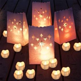 img 3 attached to 🕯️ 12pcs Battery-Operated Flickering Flameless LED Timer Candles - 6 Hours On, 18 Hours Off - Halloween, Thanksgiving, Christmas, Wedding Décor - Warm White