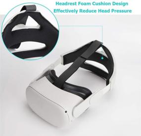 img 1 attached to 🎮 Enhance Your Oculus Quest 2 Experience with the Elite Strap: Adjustable Head Strap