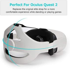 img 3 attached to 🎮 Улучшите свой опыт использования Oculus Quest 2 с помощью ремня Elite Strap: регулируемый ремень на голову