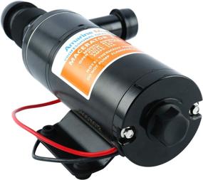img 3 attached to 💩 Amarine Made 12V 12 GPM Macerator Waste Water Pump with New Anti-Clog Feature for RV, Marine, Trailer Toilet, Sewer - Self Priming