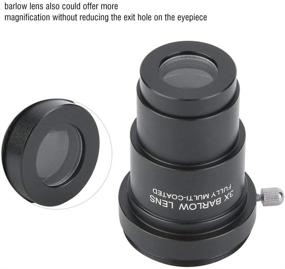 img 2 attached to 🔭 Enhance Your Telescope's Viewing Power with the 1.25-inch 3X Barlow Lens: Fully Black Multi Coated with M42x0.75mm Thread for Standard Telescope Eyepiece Astronomy