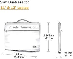 img 3 attached to Briefcase Compatible MacBook 2018 2021 Spill Resistant