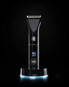 img 3 attached to 🧔 The Beard Club: PT45 Premium Beard Care Gift Kit - Cordless Trimmer, Straight Edge Razor, Shampoo, Brush, Comb, Sandalwood Balm