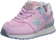 👟 new balance unisex-child girl's 574v1 sneaker with lace-up fastening logo