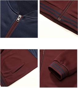 img 1 attached to 👕 Tebreux Tracksuit Sweatsuit Sweatpants: Ultimate Men's Clothing with Full Zip Feature