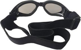 img 3 attached to 🐶 Stylish Dog Sunglasses - Petleso Pet Goggles for UV Protection, Waterproof, Windproof, Anti-Fog Eye Care