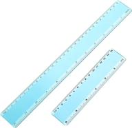 📏 plastic straight ruler set - eboot 12 inches and 6 inches plastic measuring tool логотип