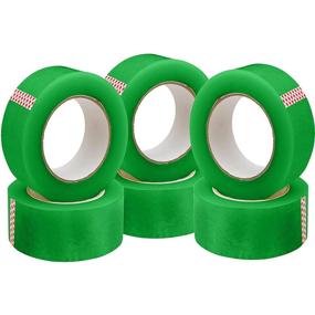 img 1 attached to Heavy Duty Colored Packing Tape Rolls Packaging & Shipping Supplies