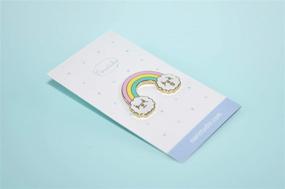 img 2 attached to 🌈 Noristudio Rainbow Bichon Enamel Pin with Vibrant Colors