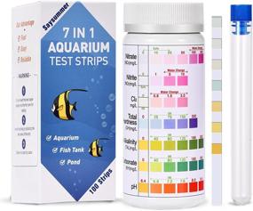 img 4 attached to 🐠 Comprehensive 7-Way Aquarium Test Strips: 100 Strips Testing Kit for pH, Alkalinity, Nitrite, Nitrate, Chlorine, Carbonate, and Hardness (KH & GH) in Freshwater, Saltwater, and Pond Fish Tanks