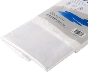 img 3 attached to 🌟 Clear Plastic Drop Cloth 9x12 ft - TopSoon Plastic Tarp for Painting, Waterproof Patio Furniture Cover