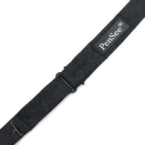 img 1 attached to PenSee Classic Black Paisley Woven: Timeless Elegance in Pen Form