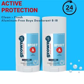 img 3 attached to 🚶 Sport A GrowingBasics Deodorant for Boys Ages 6 and Up - Pack of 2