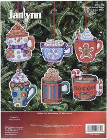 img 2 attached to 🎨 Creative Coca Mug Ornaments: Janlynn Counted Cross Stitch Kit