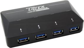 img 4 attached to 💻 Liztek HB4-3200 USB 3.0 4-Port Hub with Intelligent Charging Ports