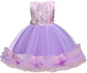 img 4 attached to 👸 FKKFYY 2-10T Belle of the Ball Pageant Princess Wedding Prom Gown Dresses