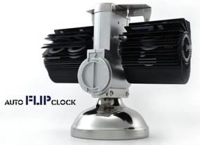 img 2 attached to WoneNice Retro Digital Flip Down Clock: Unique Internal Gear Operation in Sleek Black Design for a Classic Feel