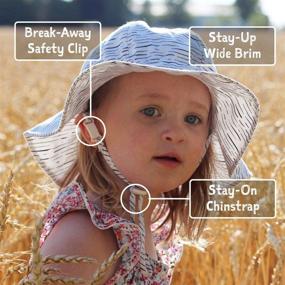 img 3 attached to 👒 Adjustable Toddler Sun Hat with UV Protection for Baby and Kids - JAN &amp; JUL GRO-with-Me, Made with Cotton