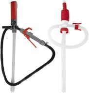 convenient portable gas pump bundle with battery-powered liquid transfer pump and flow control – ideal for oil, gas, kerosene, and diesel transfer logo