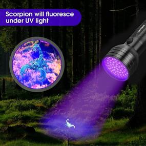 img 2 attached to 🔦 YOUTHINK Black Light: Portable 51 LED UV Flashlights for Home & Hotel Inspection, Pet Urine Detection, Bed Bug Identification, Dry Stains & Odor Elimination