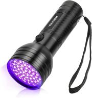 🔦 youthink black light: portable 51 led uv flashlights for home & hotel inspection, pet urine detection, bed bug identification, dry stains & odor elimination logo