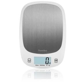 img 4 attached to 🍳 Ultra Slim TOMIBA Digital Touch Kitchen Scale: 11 lb Food Scale with Easy-to-Clean Design and Large Display