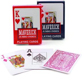 img 1 attached to Maverick Jumbo Index Playing Cards