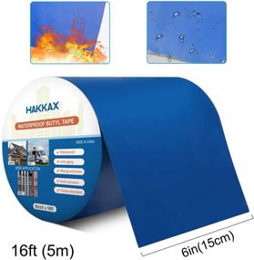 img 3 attached to 🔵 Versatile Blue Waterproof Tape: Heavy-Duty Butyl Duct Tape for Various Repairs - 6" x 16ft, Ideal for Solar Pool Covers, RV Awning, Windows, Cars, Boats, Metal Roofs, and More!