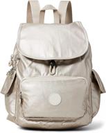 kipling backpack metallic 27x33 5x19 centimeters logo