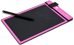 img 2 attached to 🎀 Boogie Board Basics: Reusable Writing Pad with 8.5" LCD Tablet - Instant Erase, Stylus Pen - Pink