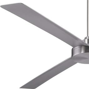 img 2 attached to Minka Aire F624-ABD Roto XL 62-inch 3-Blade Ceiling Fan - Brushed Aluminum Finish with Silver Blades