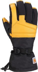 img 3 attached to Перчатки Carhartt Men's Glove черные, ячменные: Надежные мужские аксессуары для перчаток и варежек