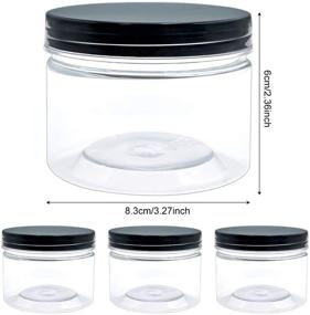 img 3 attached to 10-Pack of SGHUO 10-Oz Clear Empty Plastic Slime Storage Containers with Water-Tight Lids