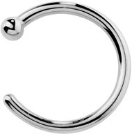 freshtrends nose ring white gauge logo