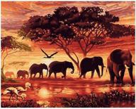 painting elephants rhinestone embroidery 11 8x15 8 logo