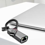 🔌 высокоскоростной адаптер usb-c к ethernet: подключайте и играйте с кабелем thunderbolt 3 к gigabit ethernet для macbook pro 2020/2019/2018/2017, ipad pro, samsung, xps и многих других! логотип