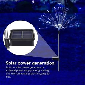 img 3 attached to [2 Pack] Ooklee Solar Garden Lights Seasonal Decor